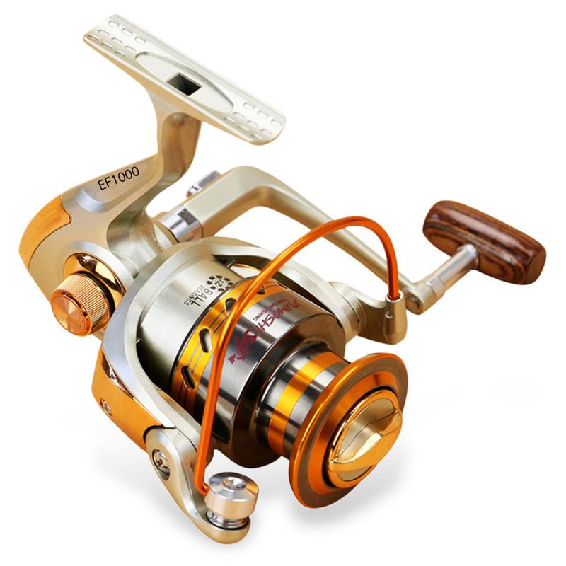 Yumoshi EF1000-7000 12BB 5.2:1 Metal Spinning Fishing Reels Fly Wheel For Fresh/ Salt Water