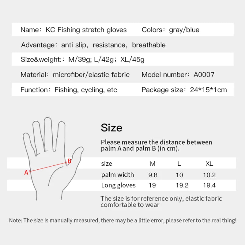 Fishing Gloves Men Women Non-slip Half-finger UV Protection Lightweight Breathable Outdoor Sport Equipment Angling Sailing Glove